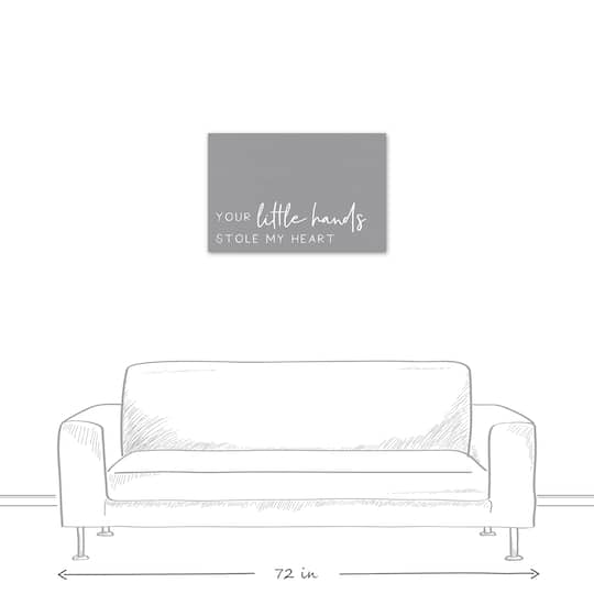 Little Hands 30" x 20" Canvas Wall Art